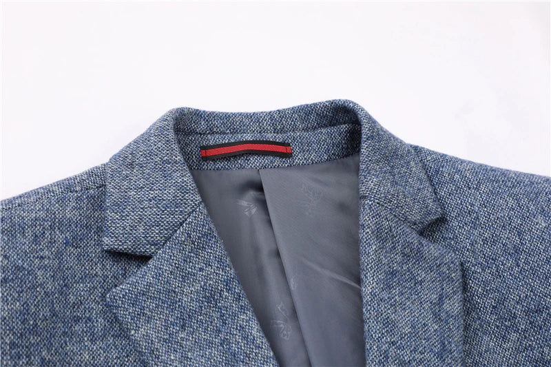 Men's Blazer Gray High-Quality Elegant