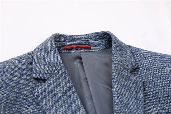 Men's Blazer Gray High-Quality Elegant