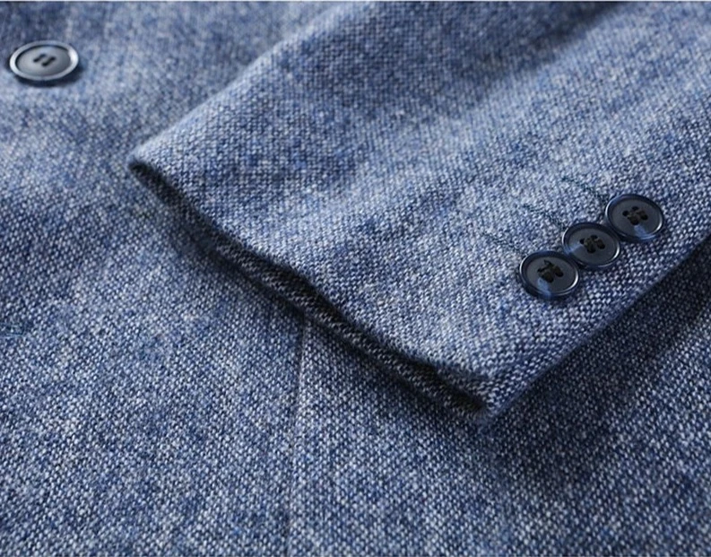 Men's Blazer Gray High-Quality Elegant