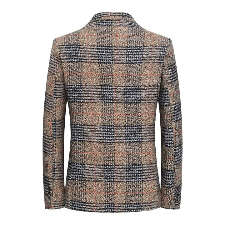Men's Tweed Blazer Elegant Style