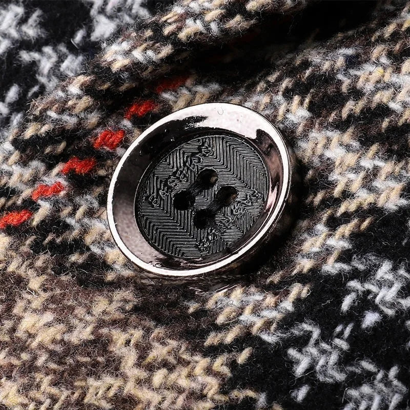 Men's Tweed Blazer Elegant Style