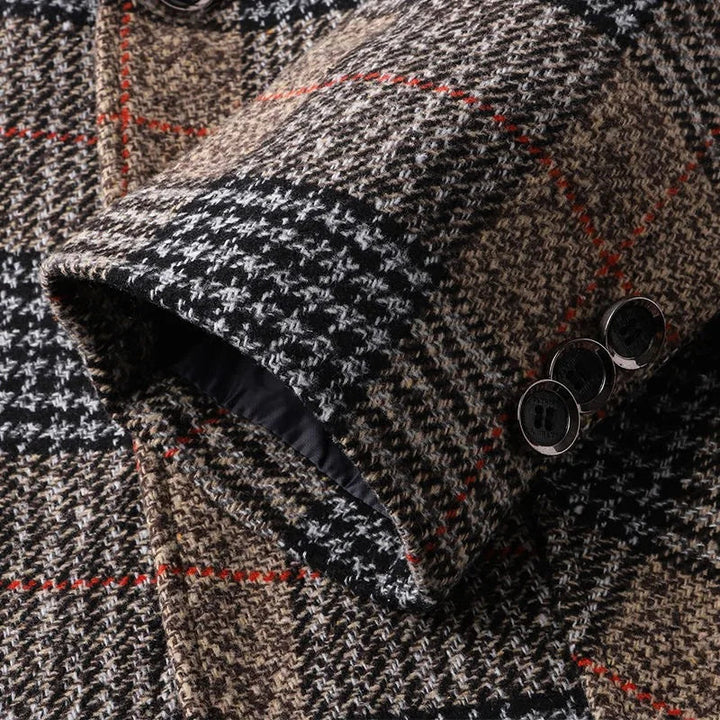 Men's Tweed Blazer Elegant Style