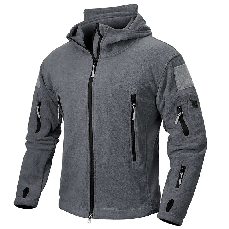Męska kurtka softshell z długim rękawem materiał funkcjonalny