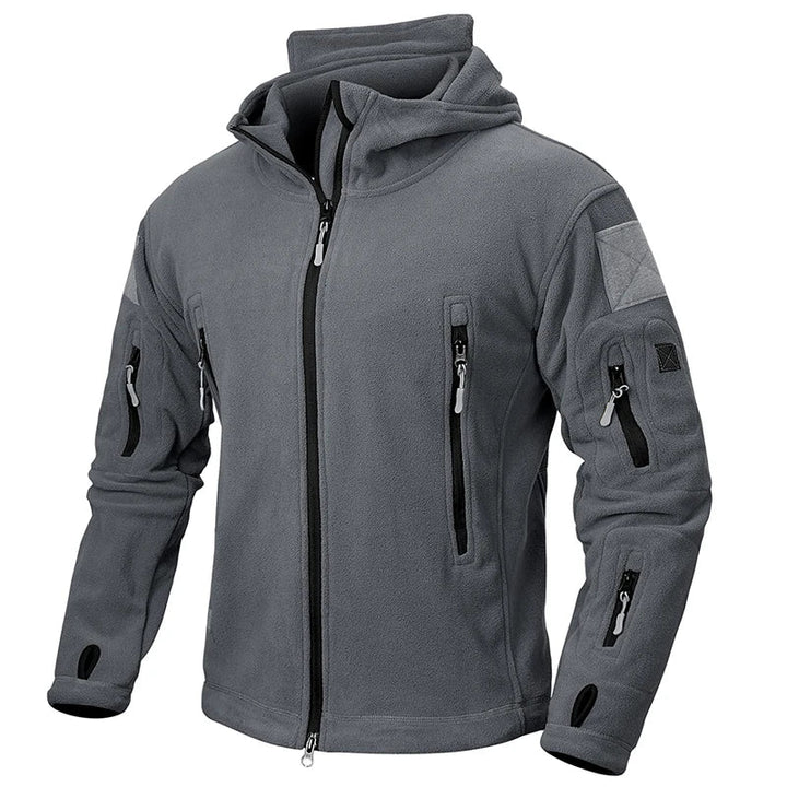 Męska kurtka softshell z długim rękawem materiał funkcjonalny