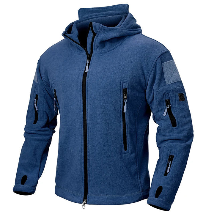 Męska kurtka softshell z długim rękawem materiał funkcjonalny