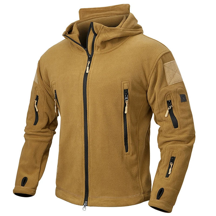 Męska kurtka softshell z długim rękawem materiał funkcjonalny