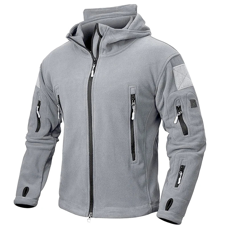Męska kurtka softshell z długim rękawem materiał funkcjonalny