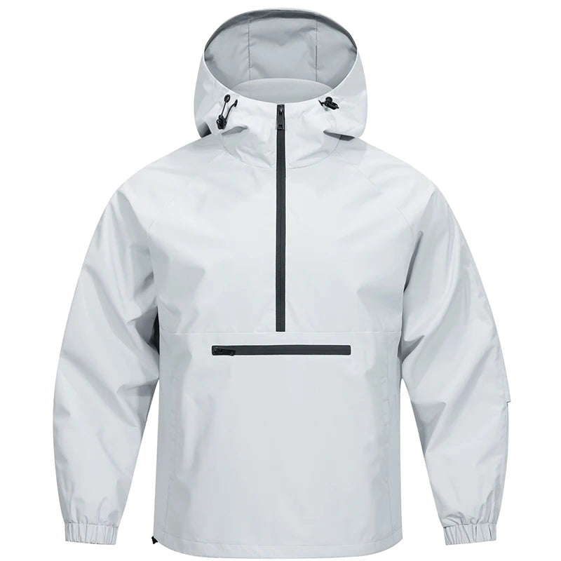 Men's Softshell Jacket With Hood Long Sleeve Weather Resistant Casual Outdoor