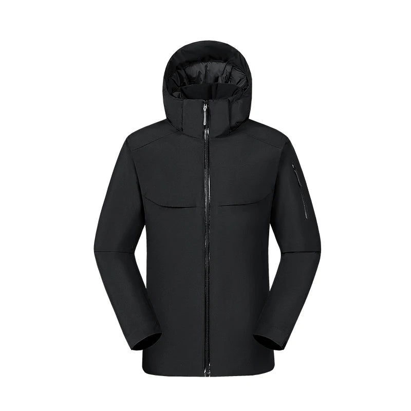 Veste softshell homme avec capuche décontractée et fonctionnelle