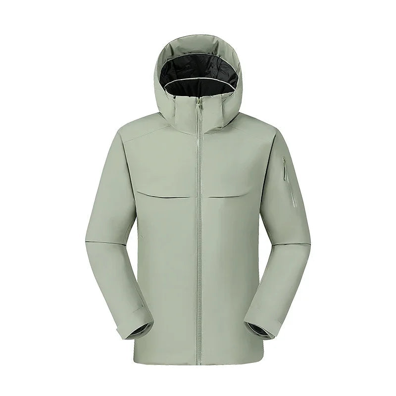 Veste softshell homme avec capuche décontractée et fonctionnelle