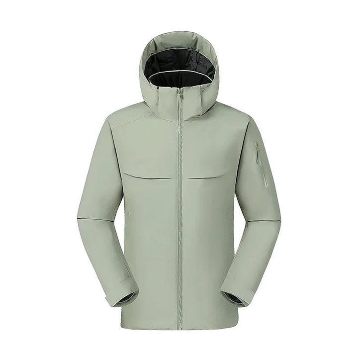 Veste softshell homme avec capuche décontractée et fonctionnelle