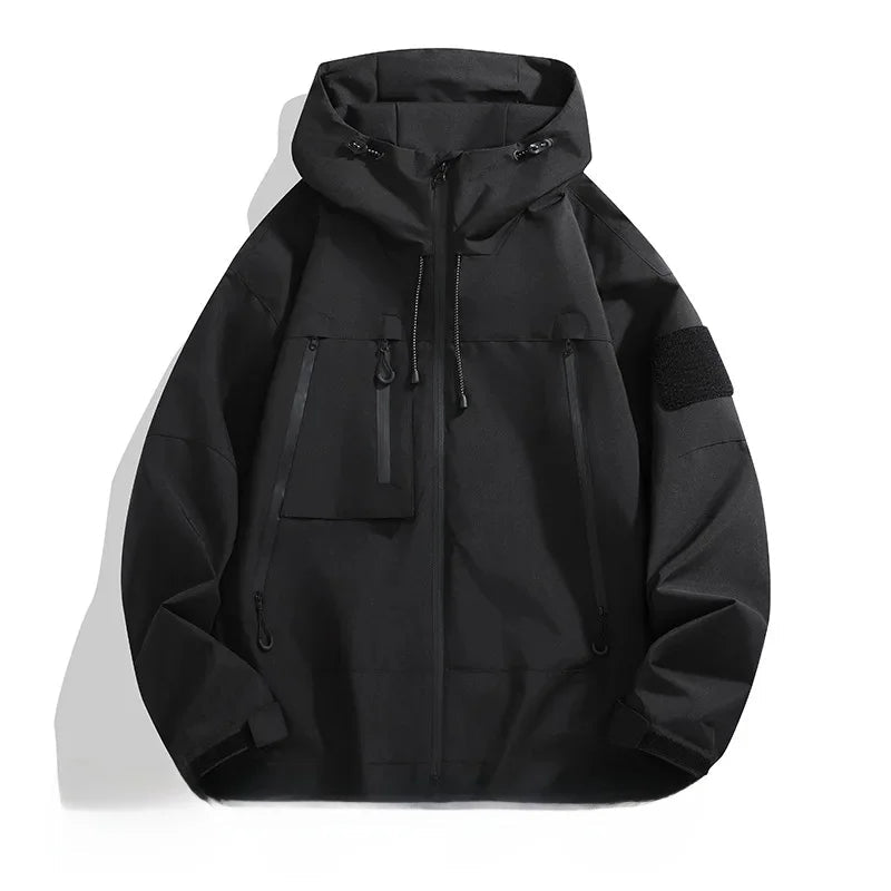 Veste softshell homme avec capuche moderne et poches pratiques