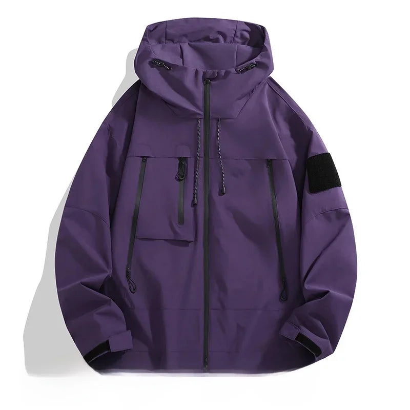 Veste softshell homme avec capuche moderne et poches pratiques
