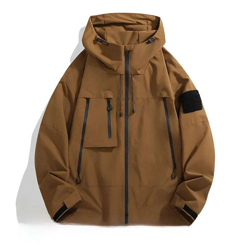 Veste softshell homme avec capuche moderne et poches pratiques