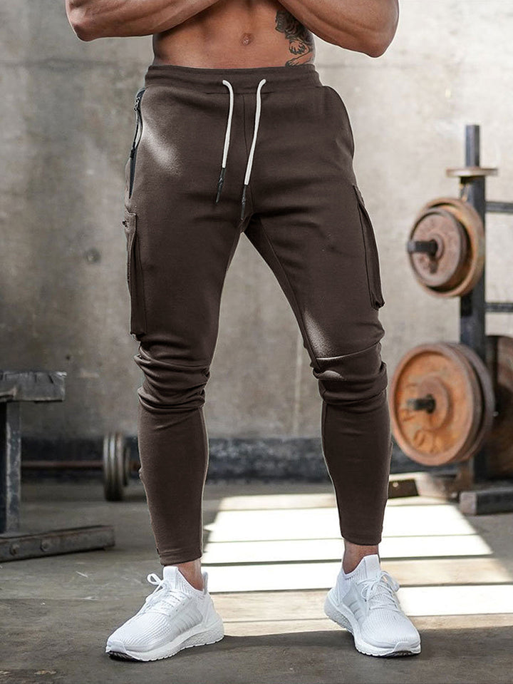 Men's Sports Pants Cotton Flexible for Training and Leisure