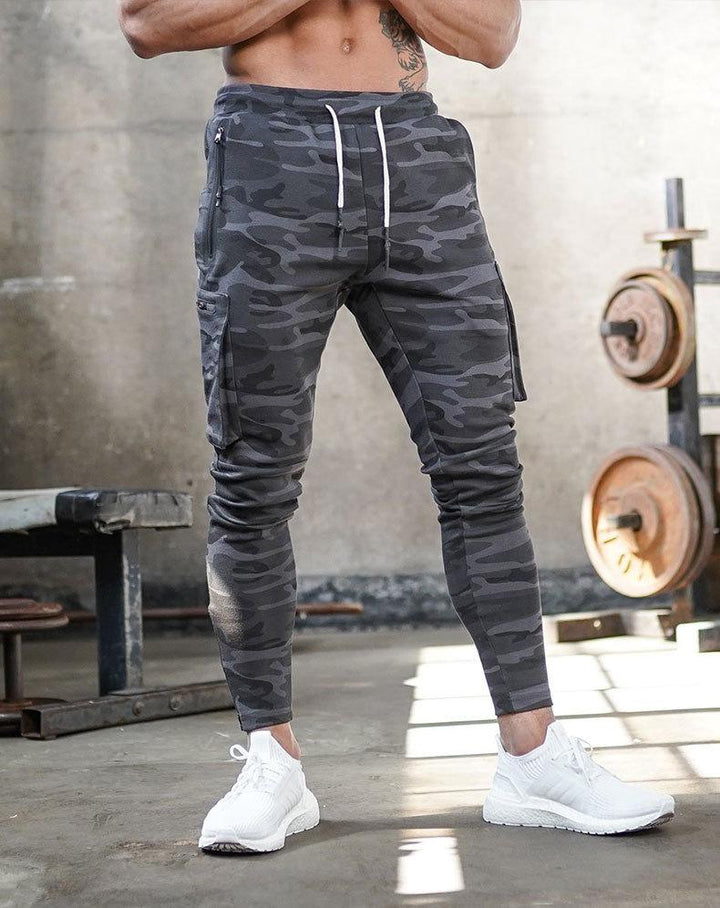 Men's Sports Pants Cotton Flexible for Training and Leisure