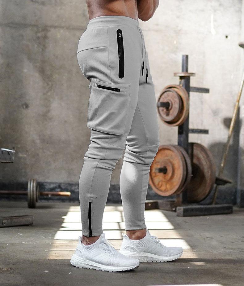 Men's Sports Pants Cotton Flexible for Training and Leisure