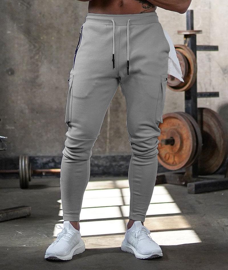 Men's Sports Pants Cotton Flexible for Training and Leisure