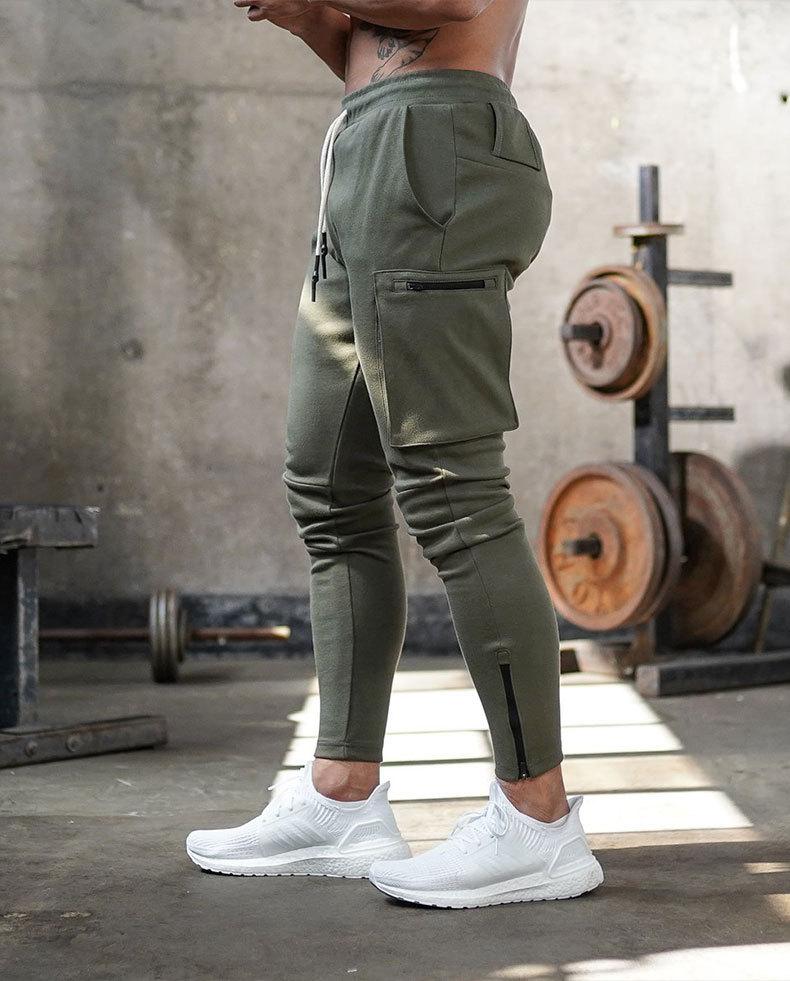 Men's Sports Pants Cotton Flexible for Training and Leisure