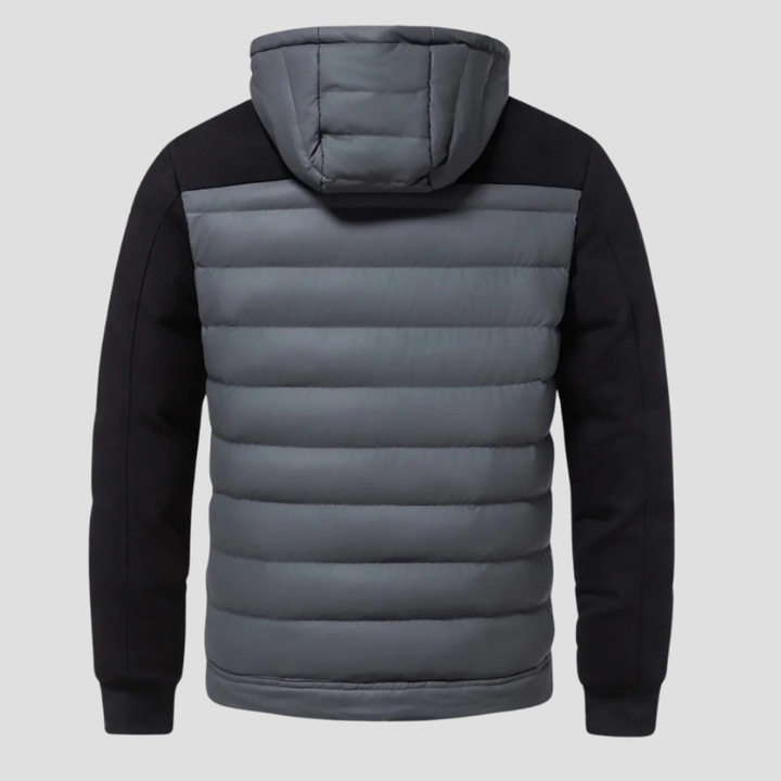 Herren Steppjacke mit Kapuze Sportlich 2