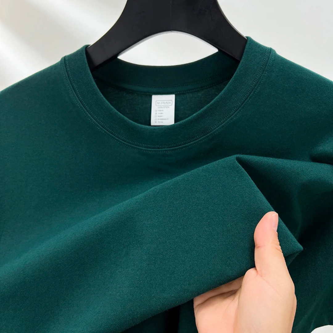 Men's T-Shirt Cotton Classic Crew Neck Relaxed