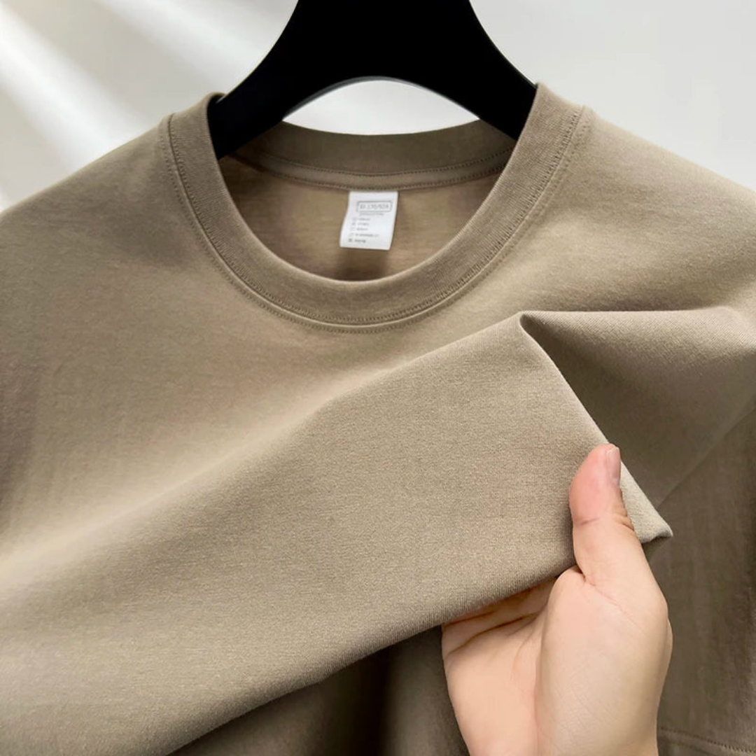 Men's T-Shirt Cotton Classic Crew Neck Relaxed