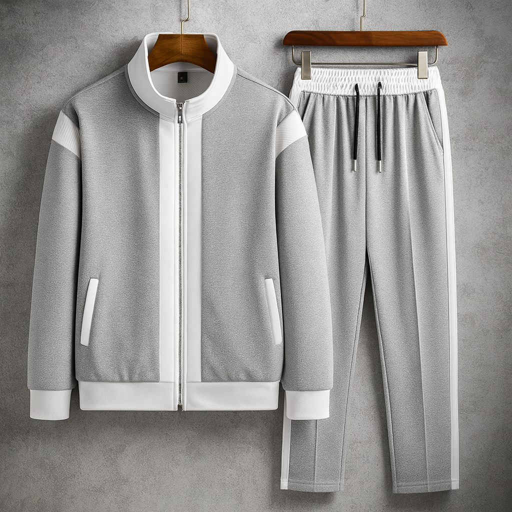Herren Trainingsanzug Atmungsaktiv Modern Sportlich 5