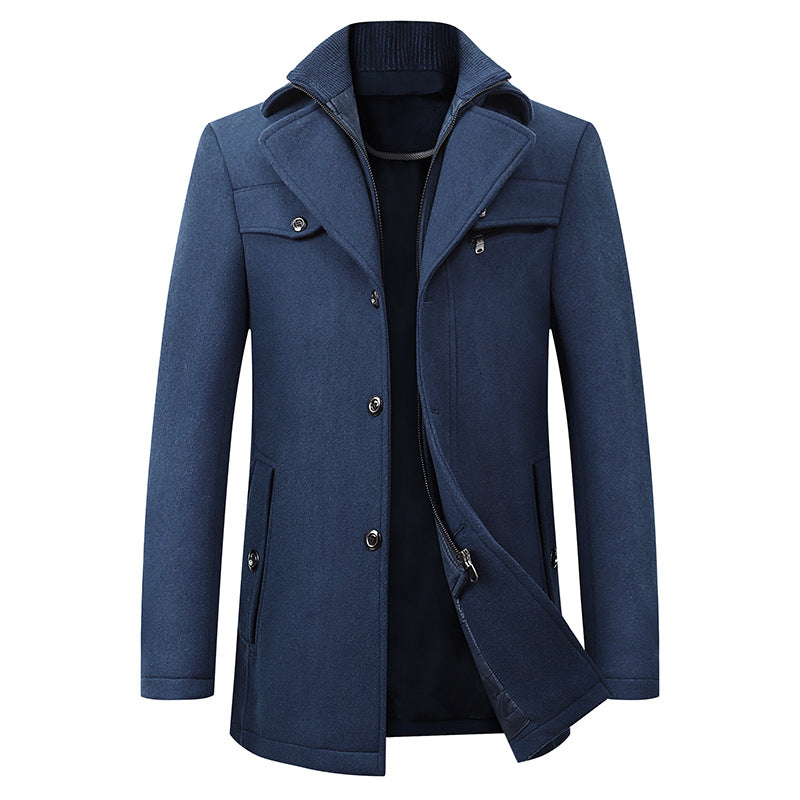 Manteau trench pour hommes Design élégant Matériau de haute qualité