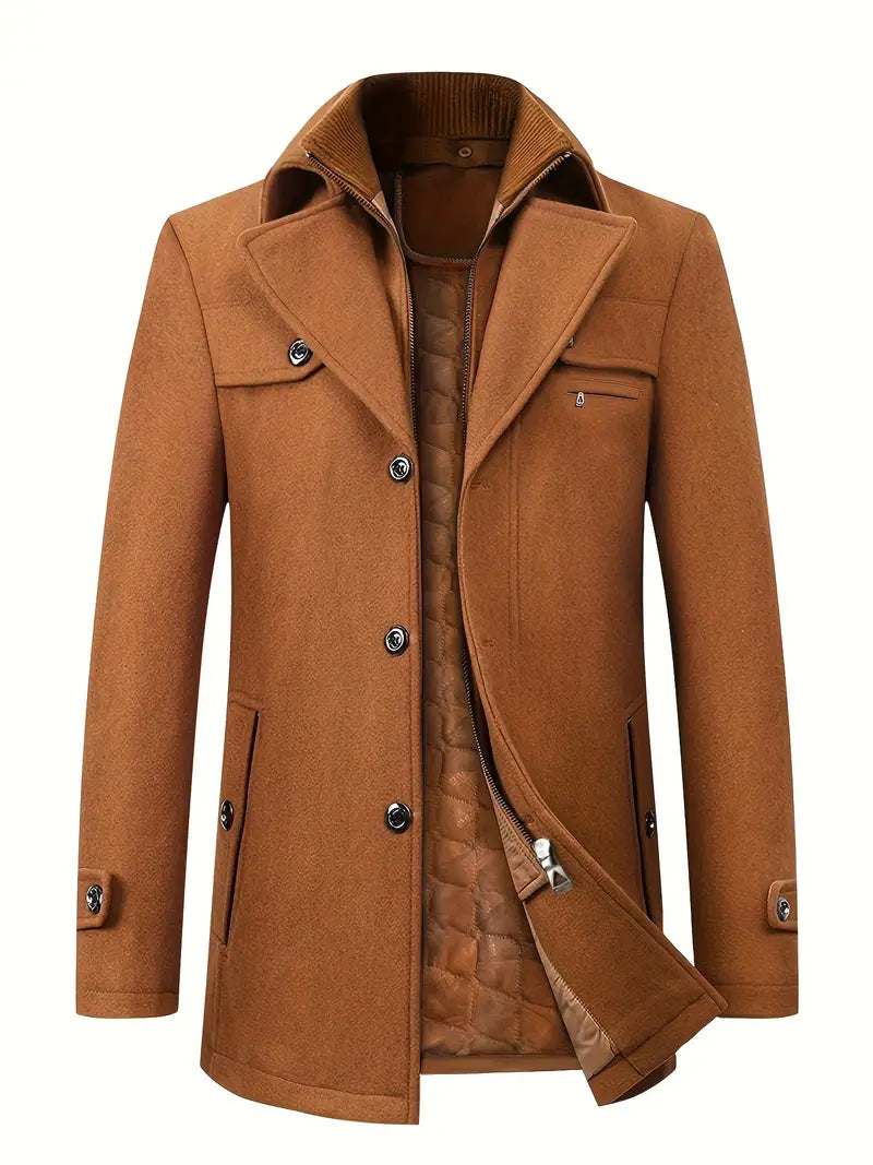 Manteau trench pour hommes Design élégant Matériau de haute qualité