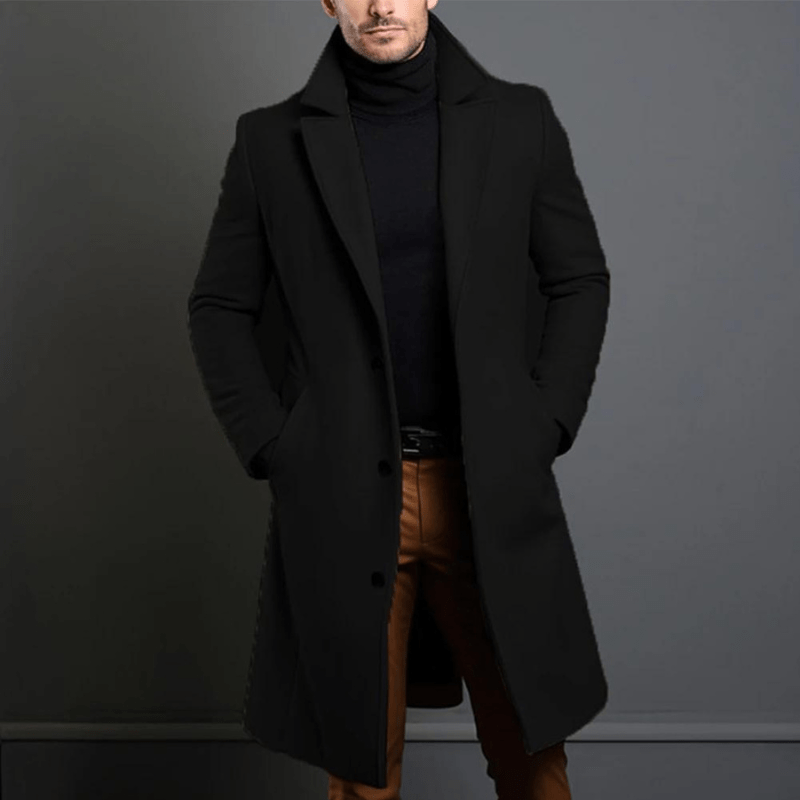 Manteau trench pour hommes Matériau de haute qualité Style classique