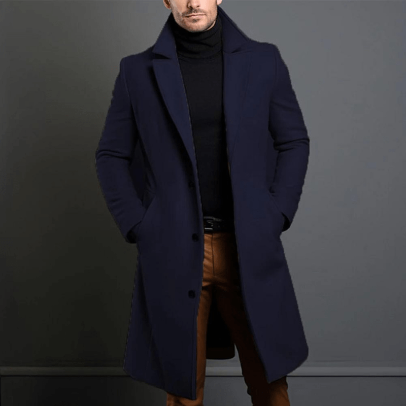 Manteau trench pour hommes Matériau de haute qualité Style classique