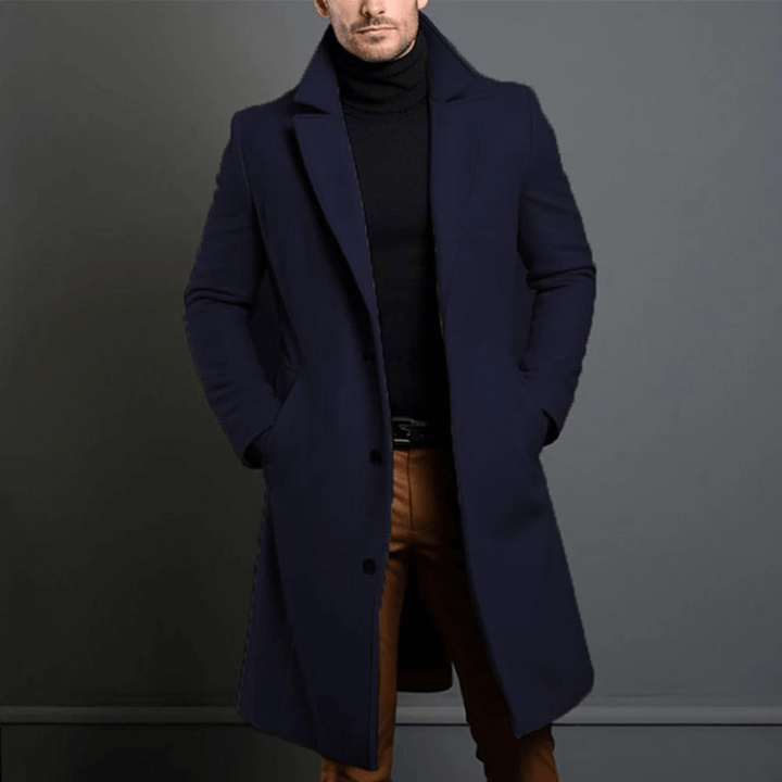 Manteau trench pour hommes Matériau de haute qualité Style classique