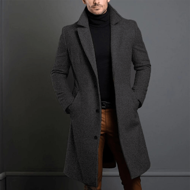 Manteau trench pour hommes Matériau de haute qualité Style classique