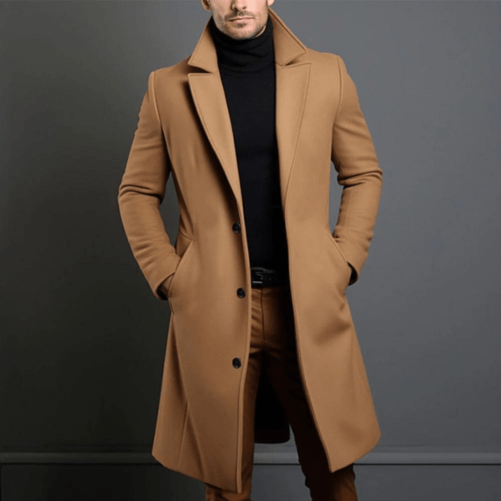 Manteau trench pour hommes Matériau de haute qualité Style classique