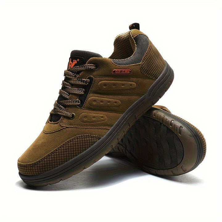 Men's Hiking Shoes Leather Non-slip Rubber Sole Stylish