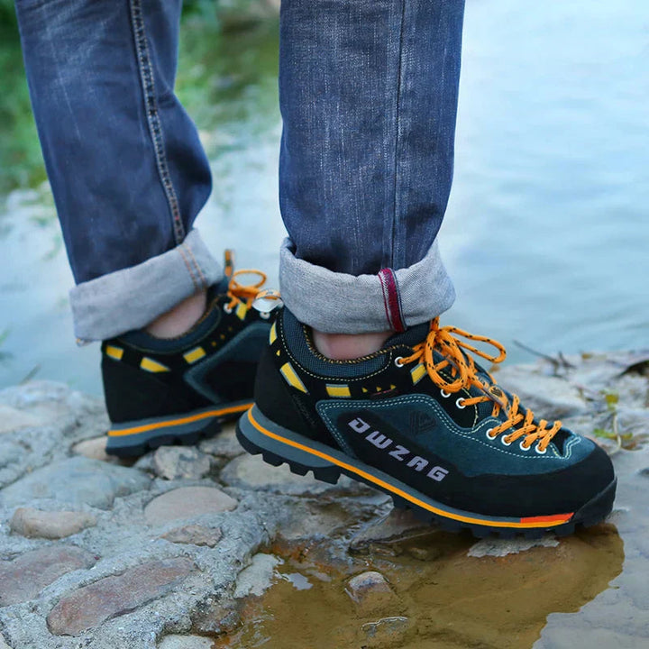Men's Hiking Shoes Leather Sporty For Outdoor Activities