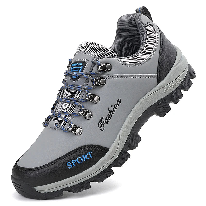Men's Hiking Shoes Leather Trekking Outdoor Comfort