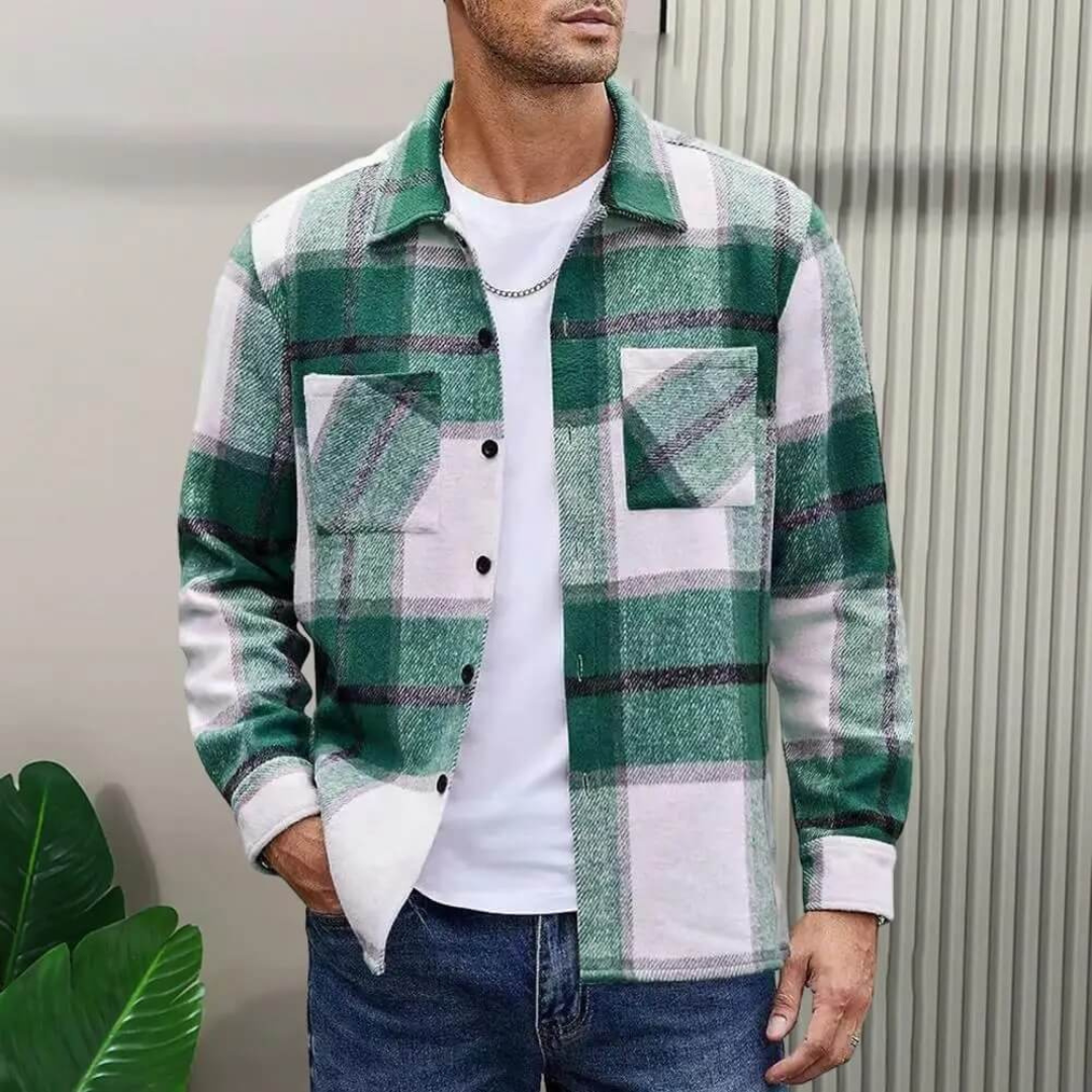 Men's Warm Shirt Long Sleeve Classic Stylish