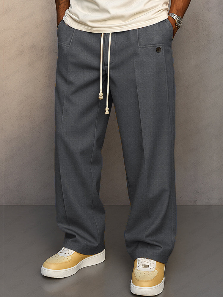 Herrenhose Urban Style mit Kordelzug und Taschen 1