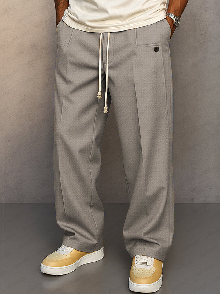 Herrenhose Urban Style mit Kordelzug und Taschen 4