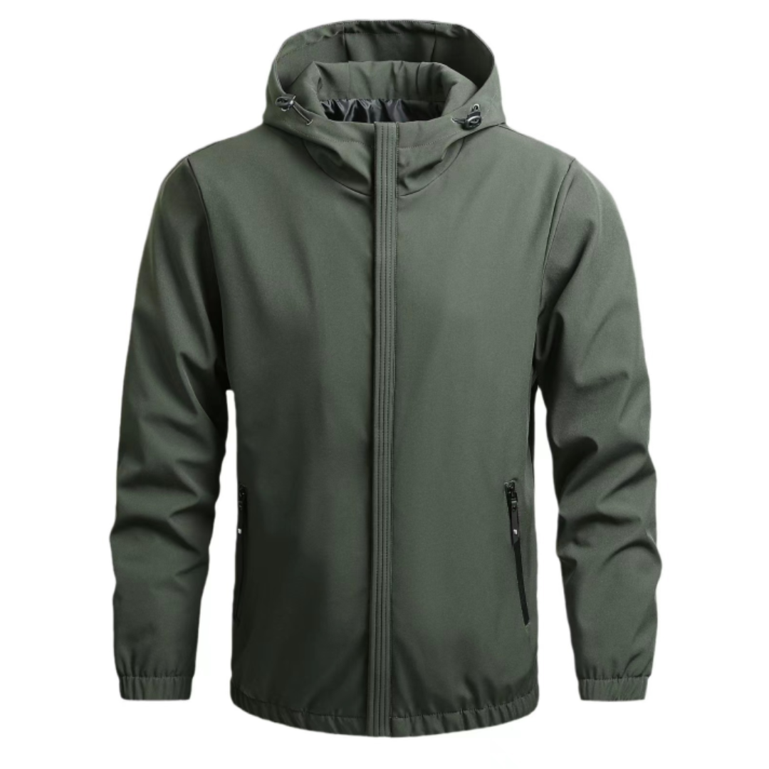 Veste homme respirante sportive avec capuche