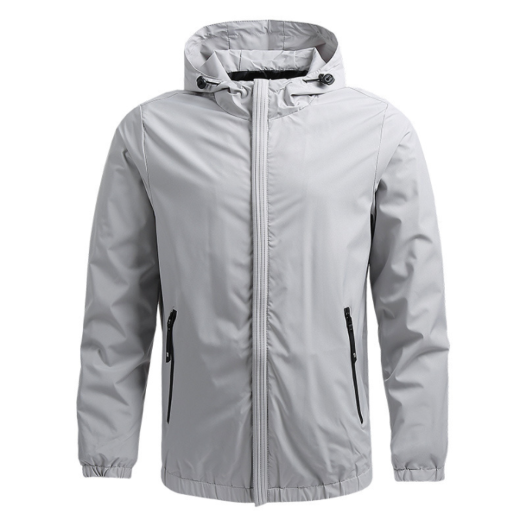 Veste homme respirante sportive avec capuche