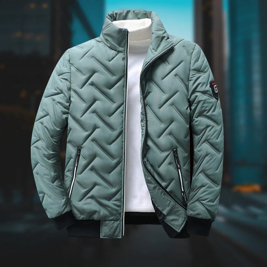 Men's Jacket Puffer Warm Classic With Practical Pockets