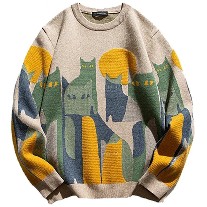Men's Sweater Oversize Cotton Modern Stylish