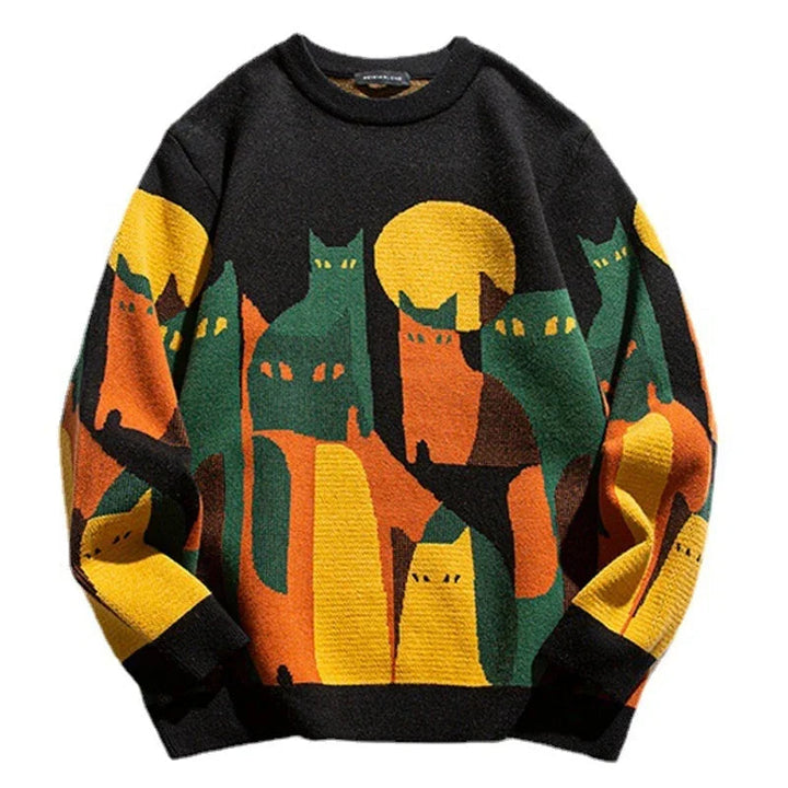 Men's Sweater Oversize Cotton Modern Stylish