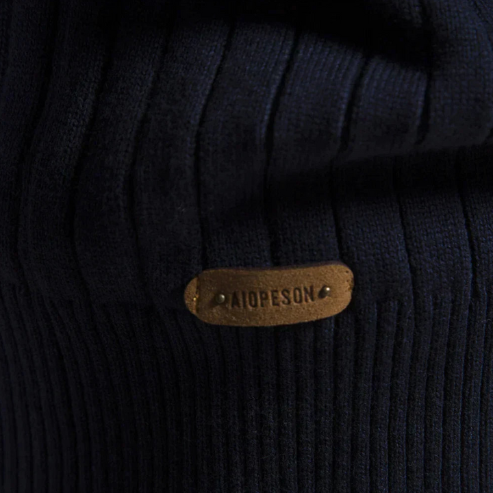 Men's knitted pullover half zipper high quality