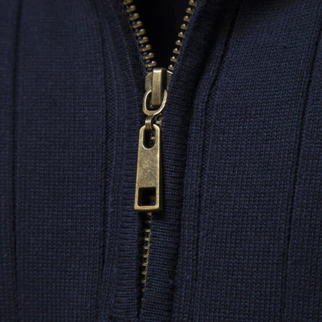 Men's knitted pullover half zipper high quality