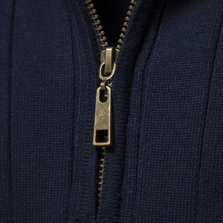 Men's knitted pullover half zipper high quality