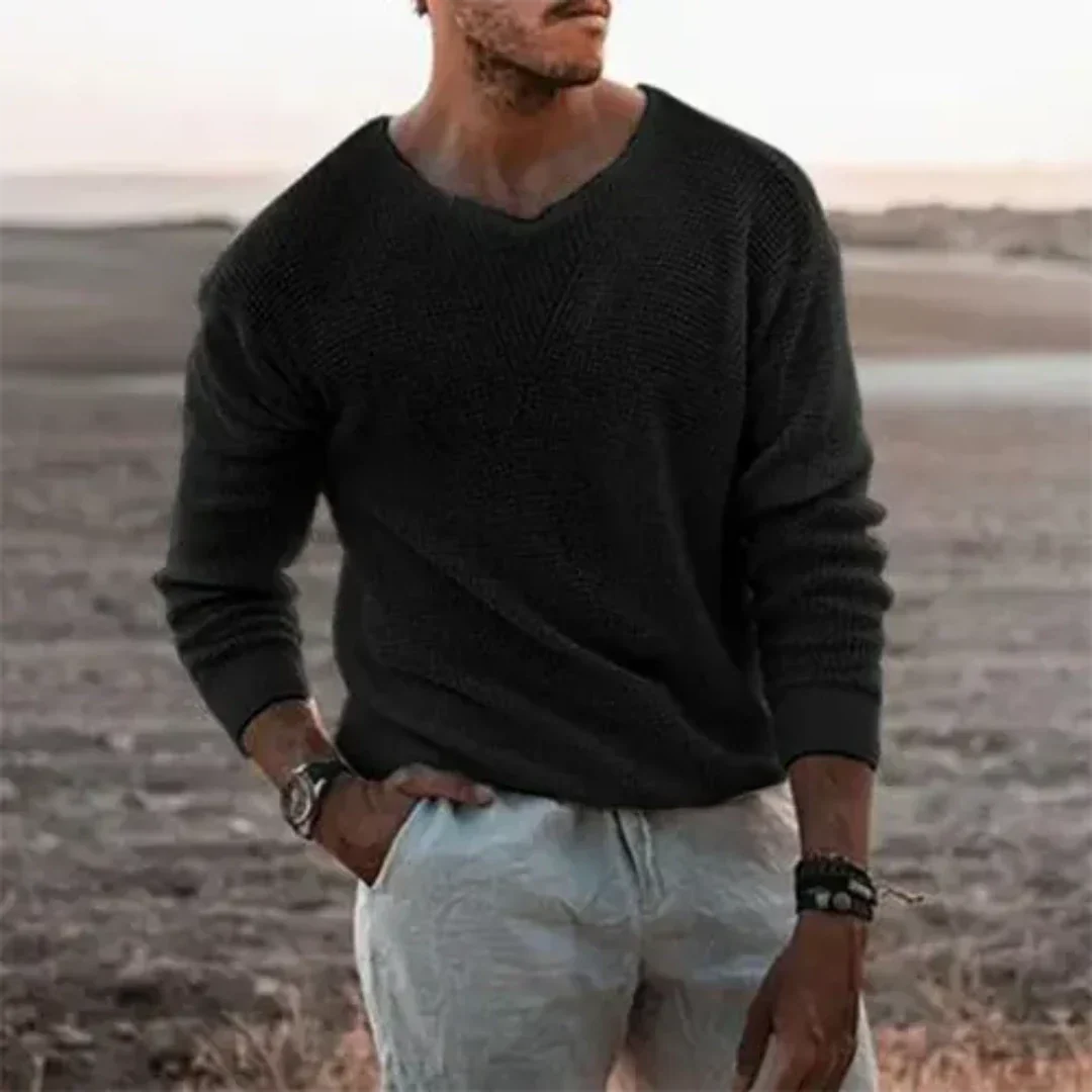 Men's Sweater Soft Knit Casual