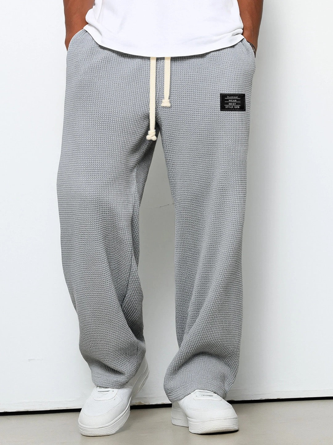 Men's Jogging Pants with Loose Fit and Side Pockets – Comfortable Casual Pants